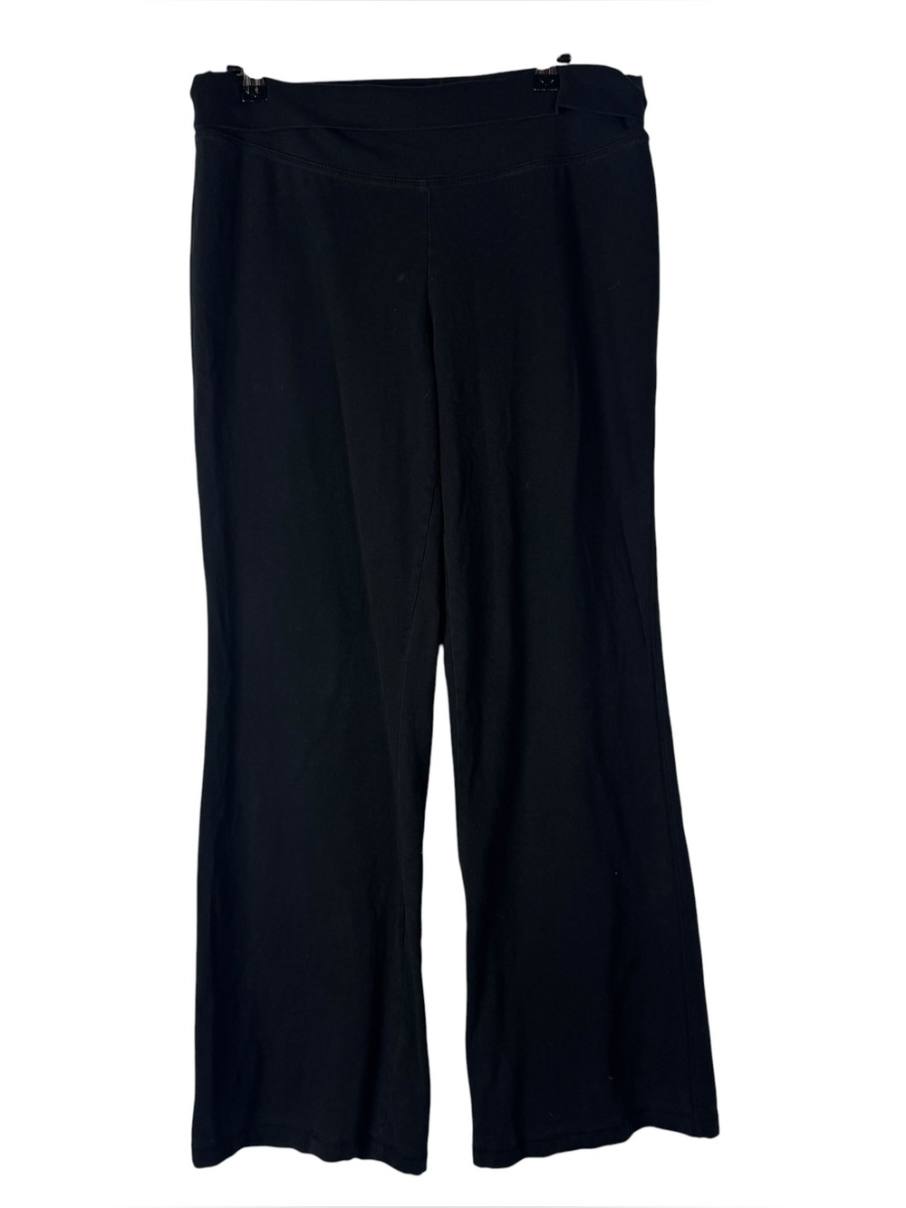 Tek Gear Black Foldover Flare Y2K Leggings M